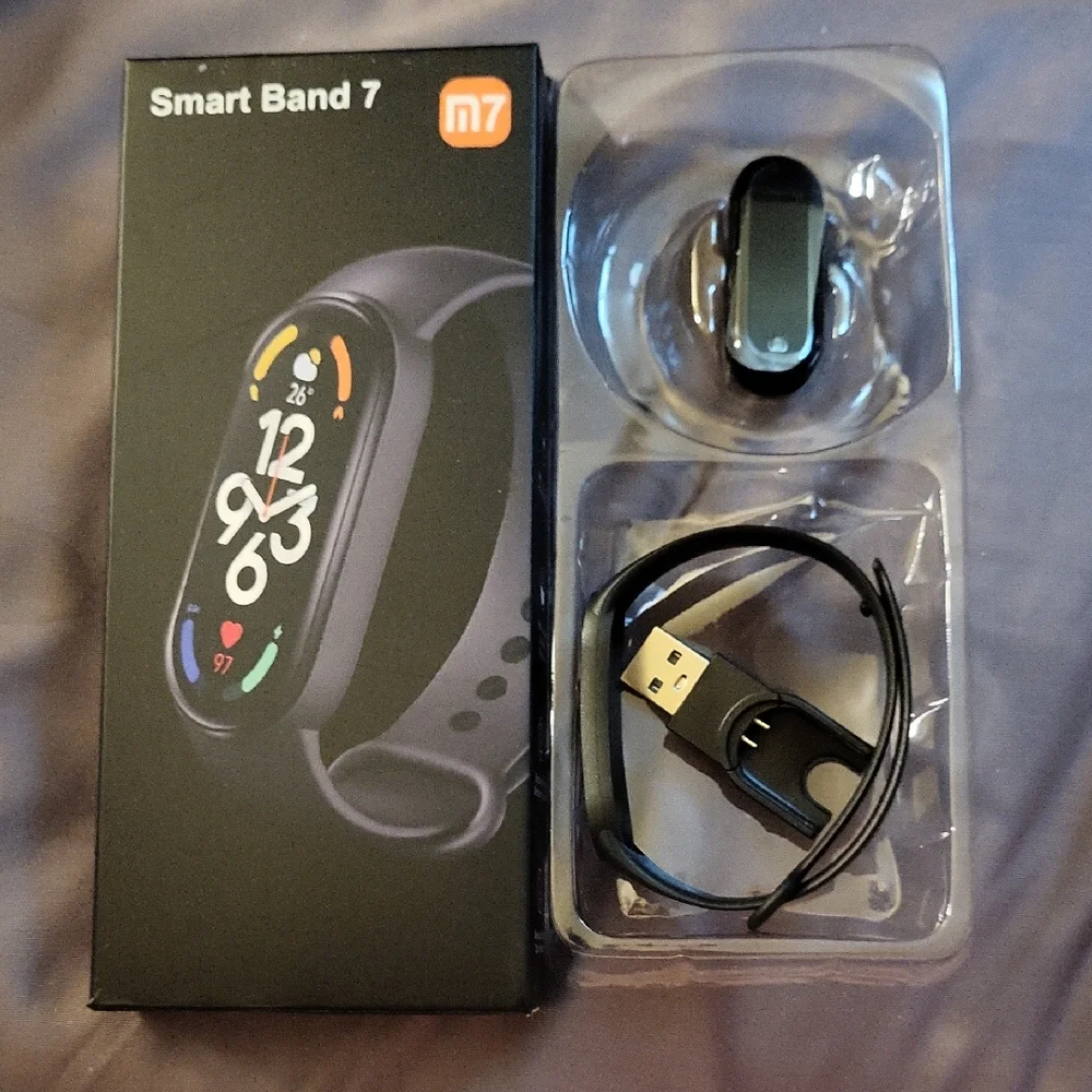 Smart Band 7 M7 Black Fitness Tracker NEW in Box